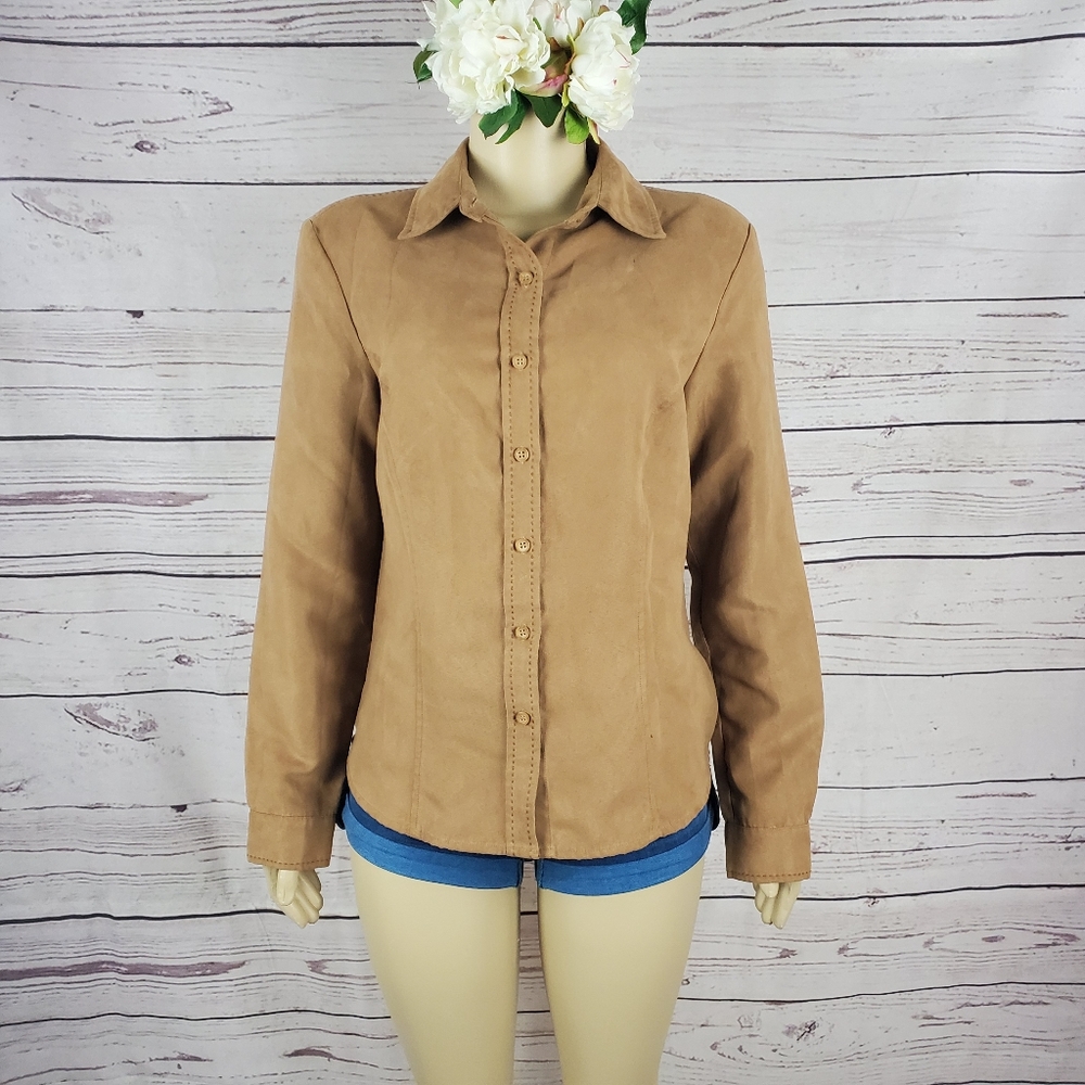 st. johns bay medium button shirt ( 5 for $20 ) - Picture 4 of 8